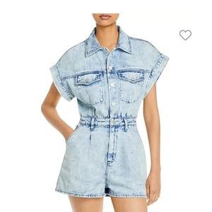 NWT! Blank NYC  denim romper, size small, color time zone